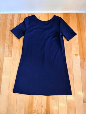 Classic Gap Navy Short Sleeve Shift Dress size medium